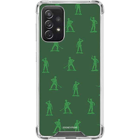 Disney Toy Story Sarge Army Print Galaxy A72 5G Clear Case